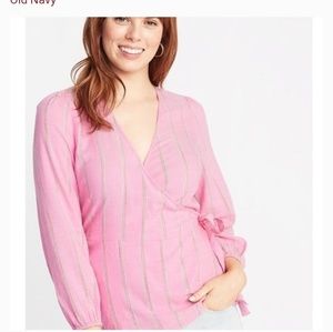 NWT Old Navy wrap blouse